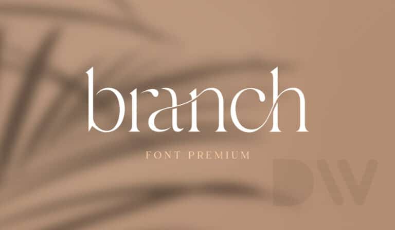 Fuente Branch – Modern Ligature Serif