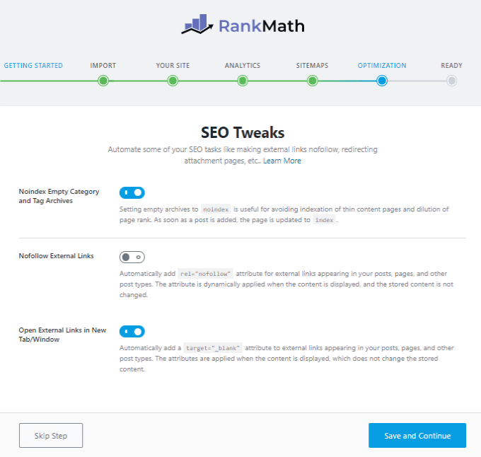 Optimización de Rank Math
