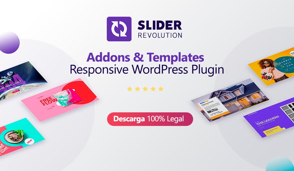 Slider Revolution 6.6.11 + Addons & Templates – Responsive WordPress Plugin